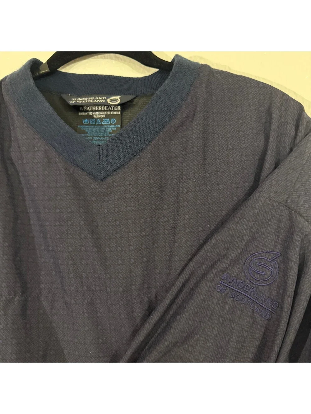 Royal Dornoch Golf Club Sunderland Weatherbeater Pullover XL Scotland Rare